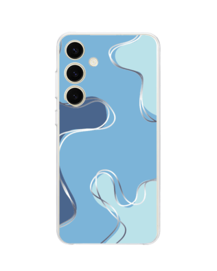 Etui do Samsung Galaxy S24 przeźroczyste, silikonowe Flexi, spokój oceanu