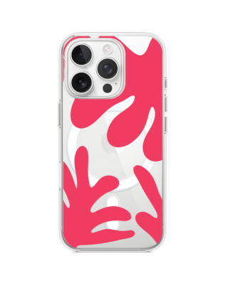 Etui do iPhone 16 Pro Max z MagSafe przeźroczyste, silikonowe Flexi, rafa