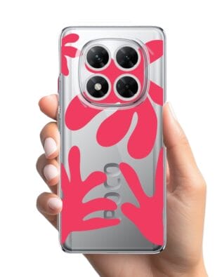 Etui do Xiaomi POCO X7 przeźroczyste, silikonowe Flexi, rafa
