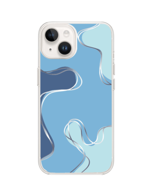 Etui do iPhone 13 Mini z MagSafe przeźroczyste, silikonowe Flexi, spokój oceanu