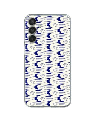 Etui do Samsung Galaxy M15 5G przeźroczyste, silikonowe Flexi, pływające rybki