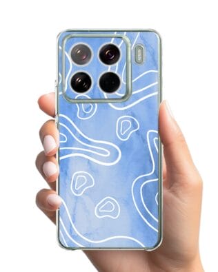 Etui do Xiaomi 15 Pro przeźroczyste, silikonowe Flexi, morski wzór