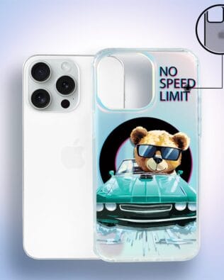 Etui do iPhone 14 Pro Max IBIZU California Sunset, zmieniające kolor, Blue Car, niebieski samochód