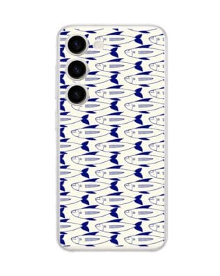 Etui do Samsung Galaxy S23 FE 5G przeźroczyste, silikonowe Flexi, pływające rybki