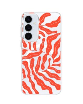 Etui do Samsung Galaxy A35 5G z MagSafe przeźroczyste, silikonowe Flexi, rafa koralowa