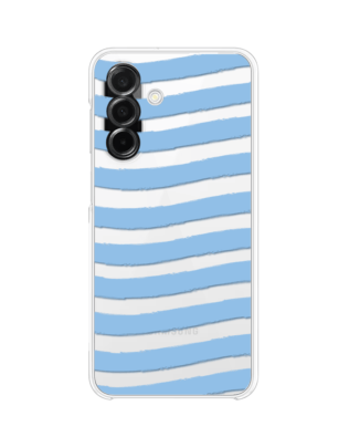 Etui do Samsung Galaxy A26 5G przeźroczyste, silikonowe Flexi, fale morskie