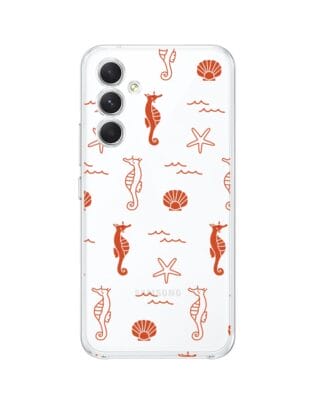Etui do Samsung Galaxy A54 5G przeźroczyste, silikonowe Flexi, wakacyjne wzory