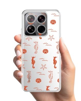 Etui do Xiaomi 14 przeźroczyste, silikonowe Flexi, wakacyjne wzory