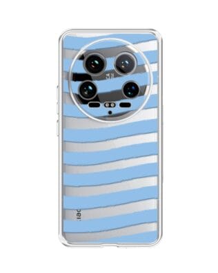 Etui do Xiaomi 14 Ultra przeźroczyste, silikonowe Flexi, fale morskie