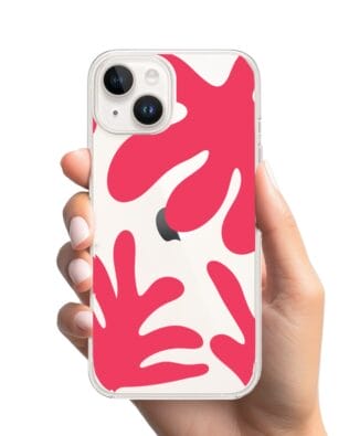 Etui do iPhone 13 Mini przeźroczyste, silikonowe Flexi, rafa