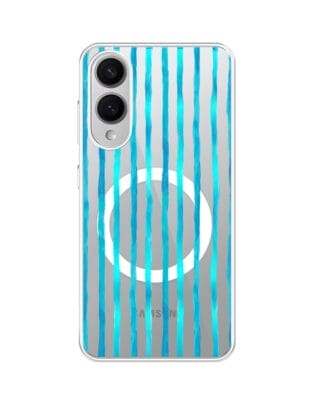 Etui do Samsung Galaxy S25 Edge z MagSafe przeźroczyste, silikonowe Flexi, szept fal