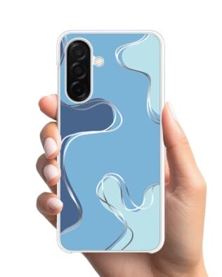 Etui do Samsung Galaxy A26 5G z MagSafe przeźroczyste, silikonowe Flexi, spokój oceanu