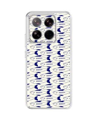 Etui do Xiaomi 14 Pro przeźroczyste, silikonowe Flexi, pływające rybki