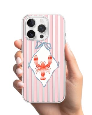 Etui do iPhone 16 Pro Max przeźroczyste, silikonowe Flexi, Homar