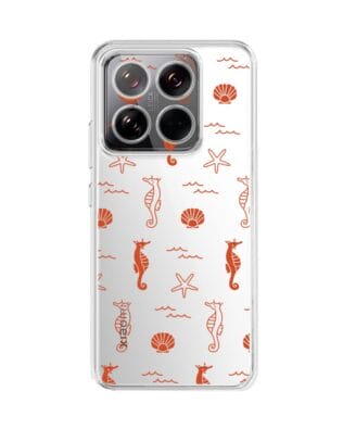 Etui do Xiaomi 14 Pro przeźroczyste, silikonowe Flexi, wakacyjne wzory