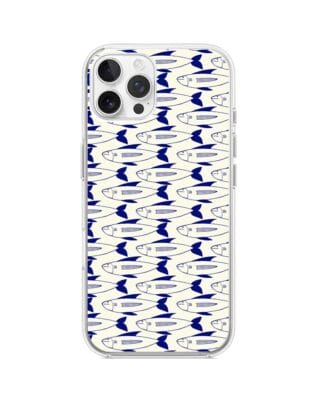 Etui do iPhone 12 Pro z MagSafe przeźroczyste, silikonowe Flexi, pływające rybki