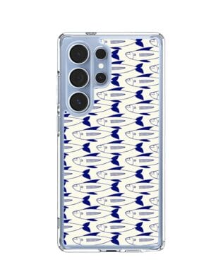 Etui do Samsung Galaxy S25 Ultra z MagSafe przeźroczyste, silikonowe Flexi, pływające rybki