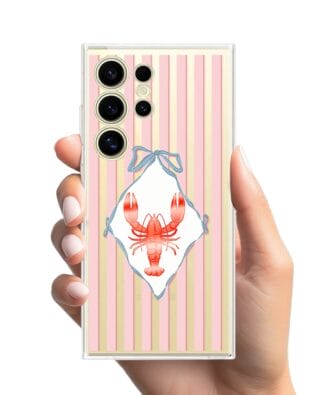 Etui do Samsung Galaxy S24 Ultra przeźroczyste, silikonowe Flexi, Homar