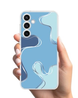 Etui do Samsung Galaxy S23 przeźroczyste, silikonowe Flexi, spokój oceanu