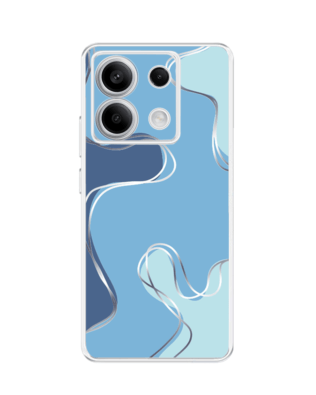 Etui do Xiaomi Redmi Note 13 Pro 5G przeźroczyste, silikonowe Flexi, spokój oceanu