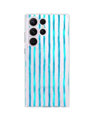 Etui do Samsung Galaxy S23 Ultra przeźroczyste, silikonowe Flexi,szept fal