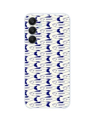 Etui do Samsung Galaxy M35 5G przeźroczyste, silikonowe Flexi, pływające rybki