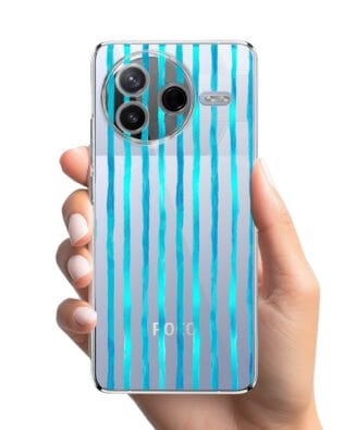 Etui do Xiaomi POCO F7 Pro przeźroczyste, silikonowe Flexi, szept fal