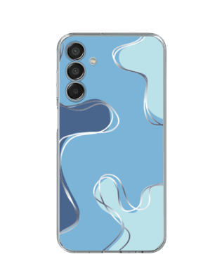 Etui do Samsung Galaxy M15 5G przeźroczyste, silikonowe Flexi, spokój oceanu