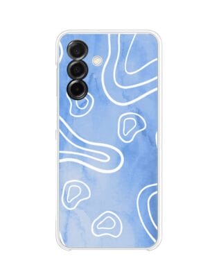 Etui do Samsung Galaxy A26 5G przeźroczyste, silikonowe Flexi, morski wzór