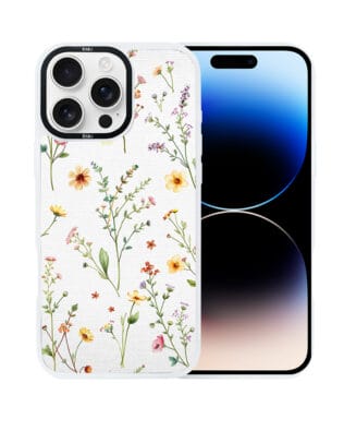 Etui do iPhone 14 Pro IBIZU DropGuard Matt z MagSafe, Pastel Bloom, Letni bukiet