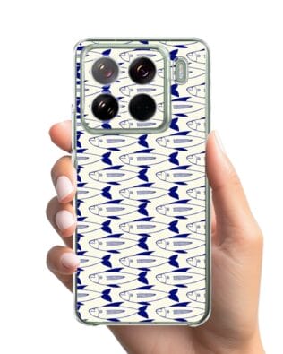 Etui do Xiaomi 15 Pro przeźroczyste, silikonowe Flexi, pływające rybki