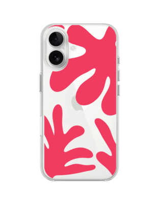 Etui do iPhone 16 przeźroczyste, silikonowe Flexi, rafa