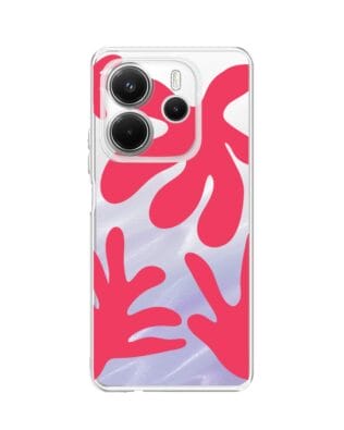 Etui do Xiaomi Redmi Note 14 4G przeźroczyste, silikonowe Flexi, rafa