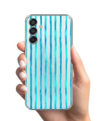 Etui do Samsung Galaxy M15 5G przeźroczyste, silikonowe Flexi, szept fal