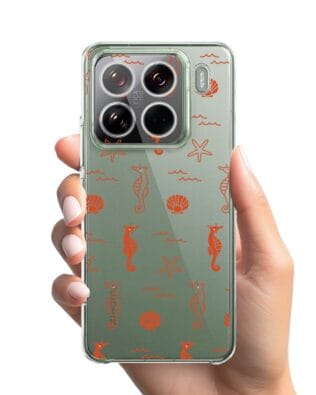 Etui do Xiaomi 15 Pro przeźroczyste, silikonowe Flexi, wakacyjne wzory