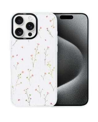 Etui do iPhone 15 Pro IBIZU DropGuard Matt z MagSafe, Pastel Bloom, Polna fantazja
