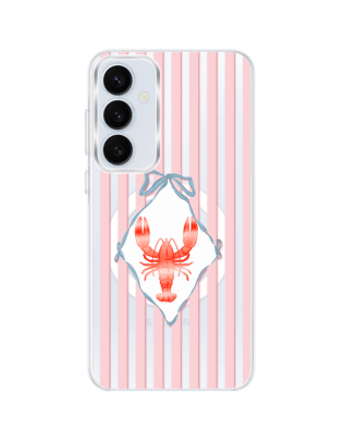 Etui do Samsung Galaxy A55 5G z MagSafe przeźroczyste, silikonowe Flexi, Homar