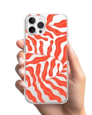 Etui do iPhone 12 Pro z MagSafe przeźroczyste, silikonowe Flexi, rafa koralowa