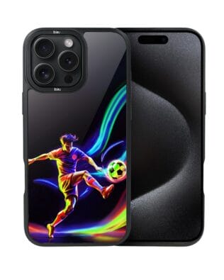 Etui do iPhone 15 Pro IBIZU DropGuard Matt z MagSafe, #ElectroMove, W rytmie piłki nożnej