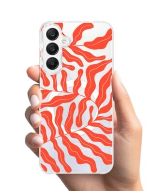 Etui do Samsung Galaxy A25 5G z MagSafe przeźroczyste, silikonowe Flexi, rafa koralowa