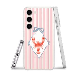 Etui do Samsung Galaxy S23 przeźroczyste, silikonowe Flexi, Homar (1)