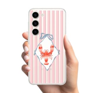 Etui do Samsung Galaxy S23 przeźroczyste, silikonowe Flexi, Homar (2)