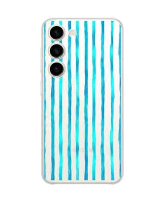 Etui do Samsung Galaxy S23 przeźroczyste, silikonowe Flexi, szept fal