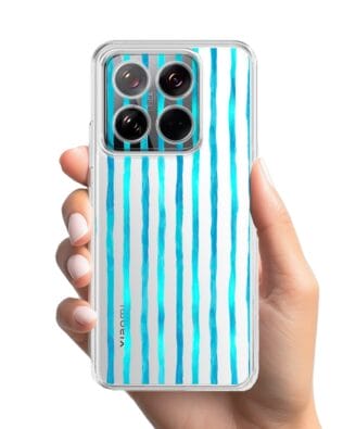 Etui do Xiaomi 14 Pro przeźroczyste, silikonowe Flexi, szept fal