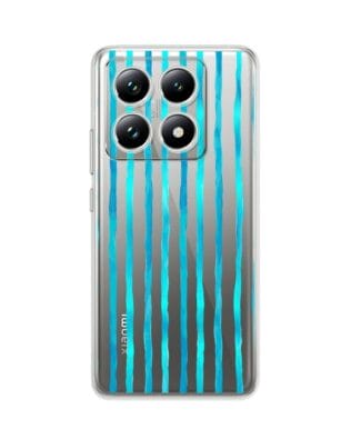 Etui do Xiaomi 14T przeźroczyste, silikonowe Flexi, szept fal