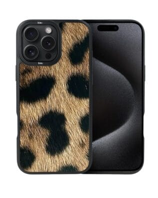 Etui do iPhone 15 Pro IBIZU DropGuard Matt z MagSafe, Zew Natury, Lampart