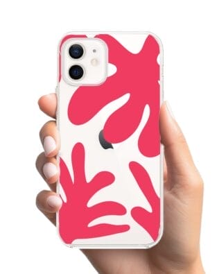 Etui do iPhone 12 przeźroczyste, silikonowe Flexi, rafa