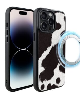 Etui do iPhone 14 Pro Max IBIZU DropGuard Matt z MagSafe, Zew Natury, Polska Krowa