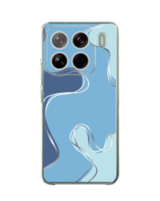 Etui do Xiaomi 15 Pro przeźroczyste, silikonowe Flexi, spokój oceanu