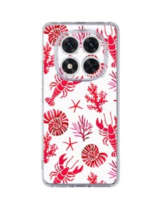 Etui do Xiaomi Redmi Note 14 Pro 5G przeźroczyste, silikonowe Flexi, krab, muszle